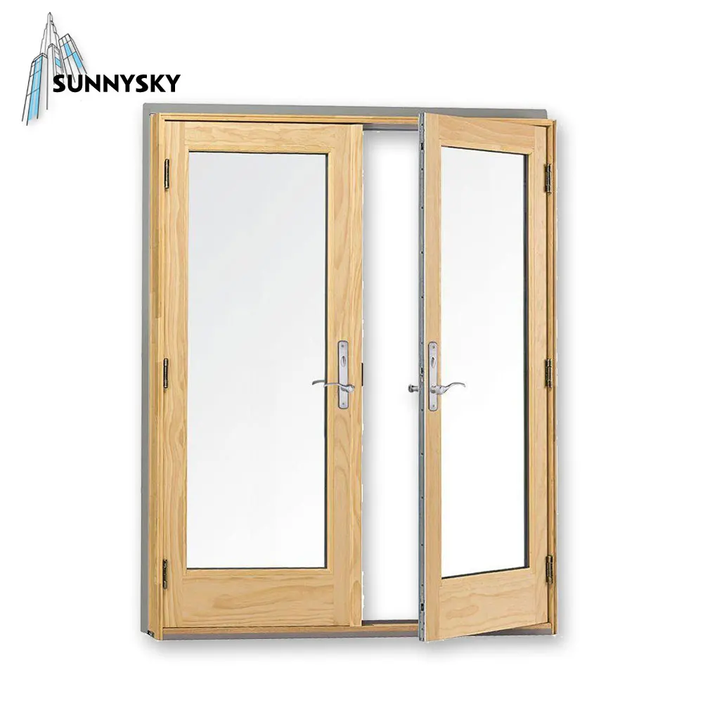 Insulated Half Hinged Aluminum Images Swing Door For Restaurant Kitchen