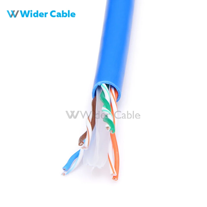 Wider Cable 1000ft Bulk Cat6 Cat 6e Utp Cable 24awg Full