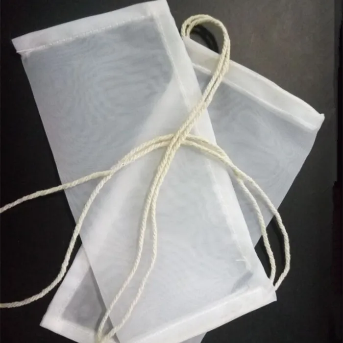 Nylon Boiling Bag 6" X 8" With Draw String 25 63micron Hop Boil Bag For