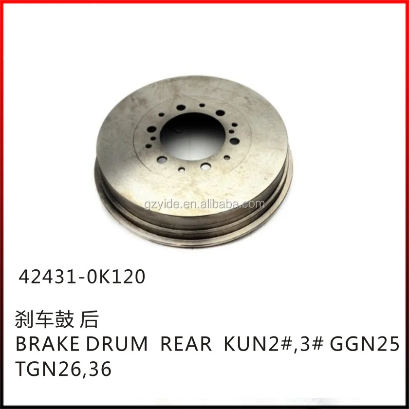 424310k120 Brake Drum For Hilux Vigo Buy 424310k120,Hilux Brake