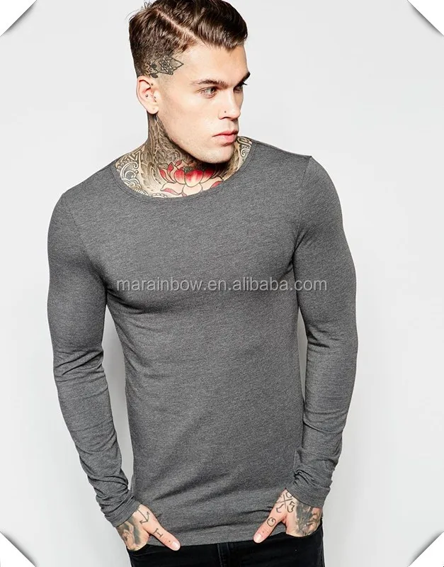 Camiseta cuello barco hombre Clearance