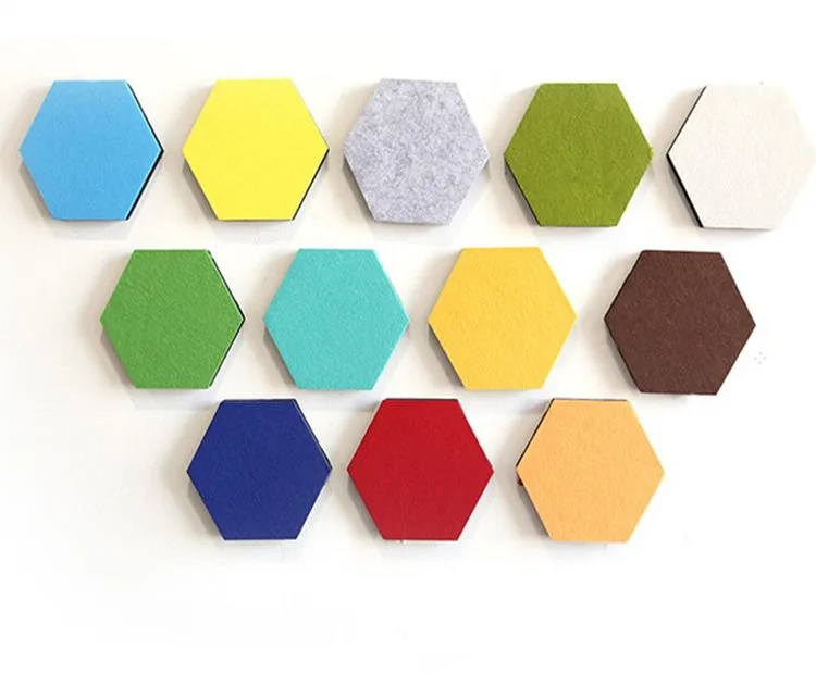 Colorful Foam Wall Tiles Hexagon Felt Board Pin Board Buy Pin Board,Hexagon Cork Board,Foam