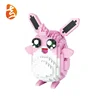 Children intelligence development factory price ABS toy cartoon building blocks