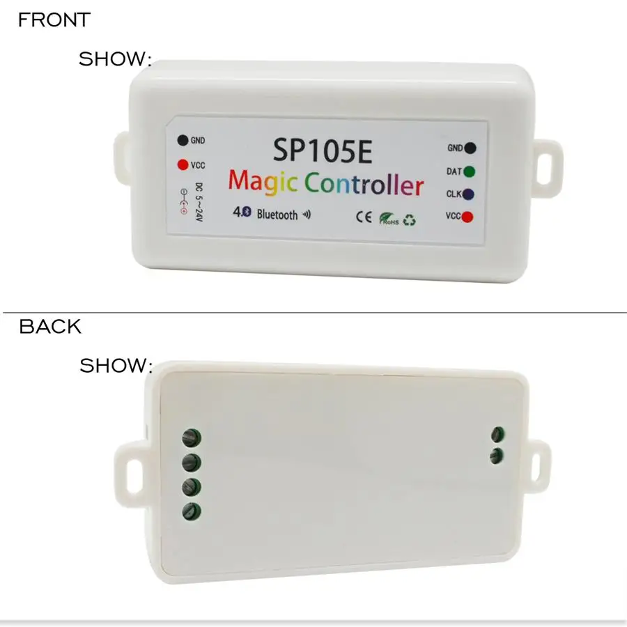 Сп 105 97 статус. Sp105e контроллер. BT led Controller DC 5-24 V. Sp105e led Magic Controller, Bluetooth, 5-24v, 2048pix. BT led Controller для 2812.