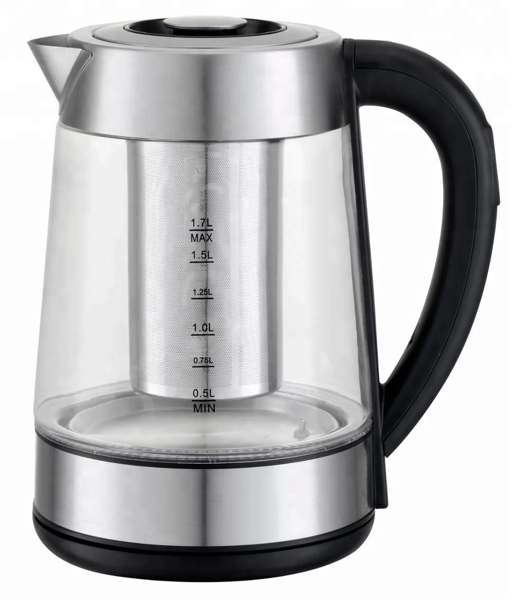 High Popular German Design 2400w Glass Material Fast Boil Glass Kettle