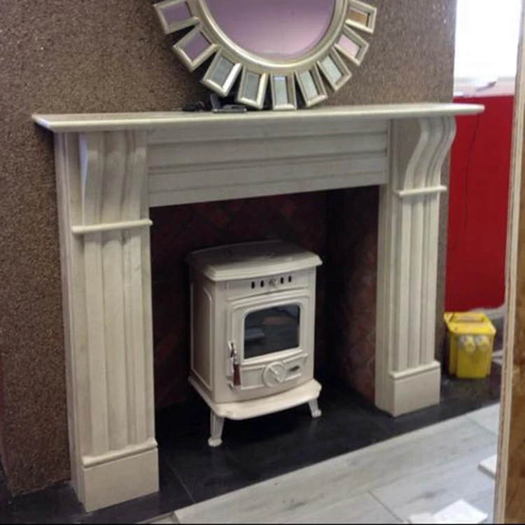 6kw Dual Air Controls Free Standing Cast Iron Black Enamel Multi Fuel