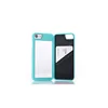 Luxurious mobile phone case make-up mirror phone wallet case with card slot PC case for iphone 5/6/s/7/7s