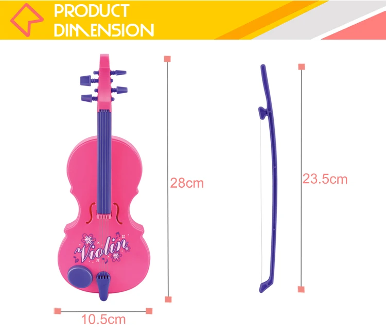 childs pink violin