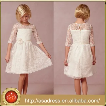Knee Length Flower Girl Dress Pattern
