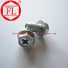 Cross recessed hexagon head thread rolling screws with coller(with indentation)