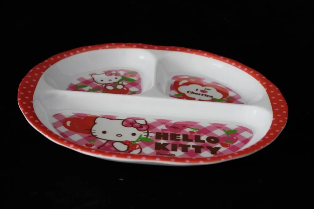 kid's 100%melamine meal plate
