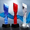 2017 Best selling crystal trophy Cheap crystal trophy trophy