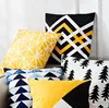 45*45 velvet custom printing geometric cushion cover brushed fabric pillow case home decor