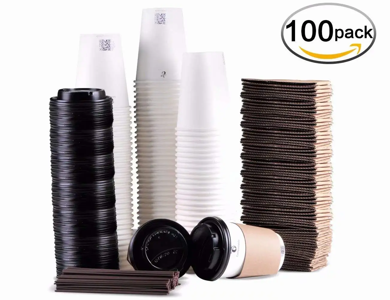 Cheap Paper Coffee Cups With Lids And Sleeves, find Paper Coffee Cups With Lids And Sleeves