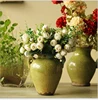 Creative Chinese Style Ceramic Big Flower Vase Home Decoration Vase Craft Decor Livingroom Smooth Surface Modern Articles