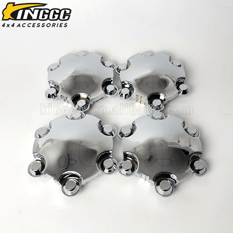 Truck 6 Holds ABS plastic silver wheel center hub caps