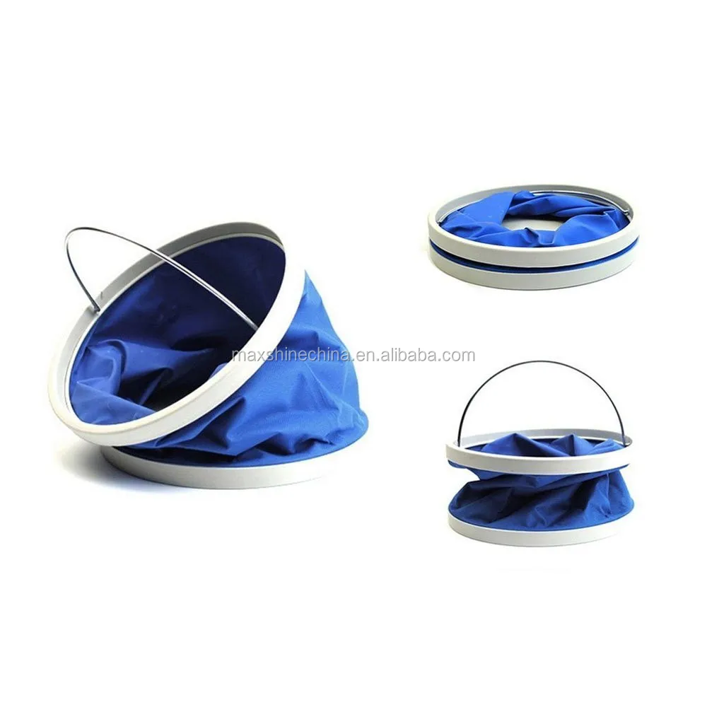 Craftend Collapsible Bucket - 10L / 2.6 Gallon Folding Water Pail For Camping & Cleaning