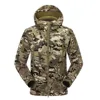 High Quality Stylish Compound Man Hooded Windbreaker Camo Softshell Jacket