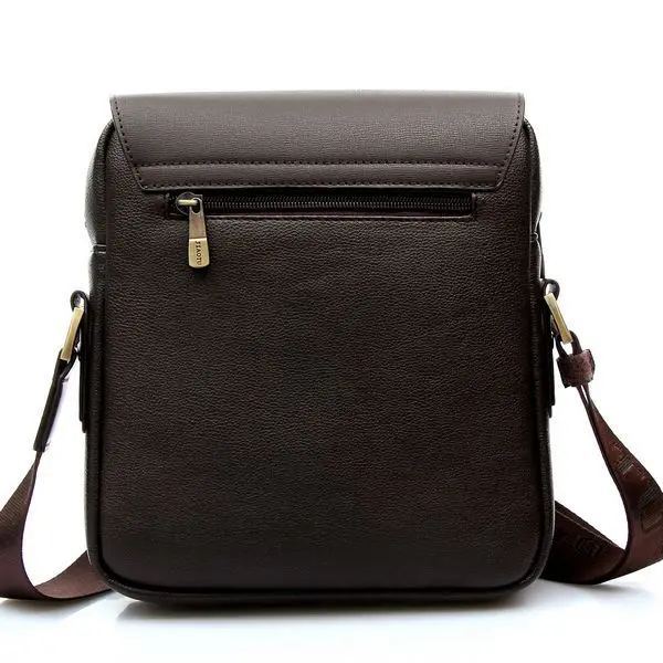 minimalist leather messenger bag