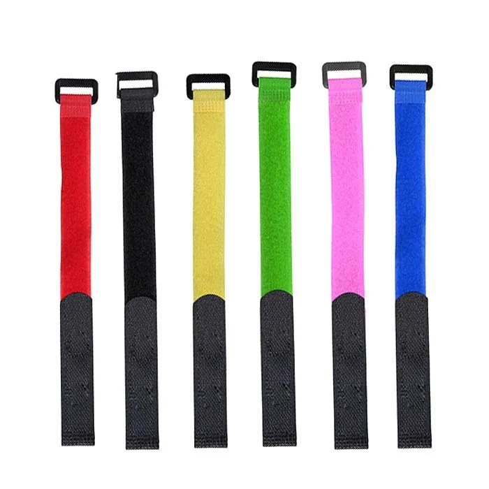 Anti-slip Hook And Loop Battery Reusable Fastener Strap With Logo ...