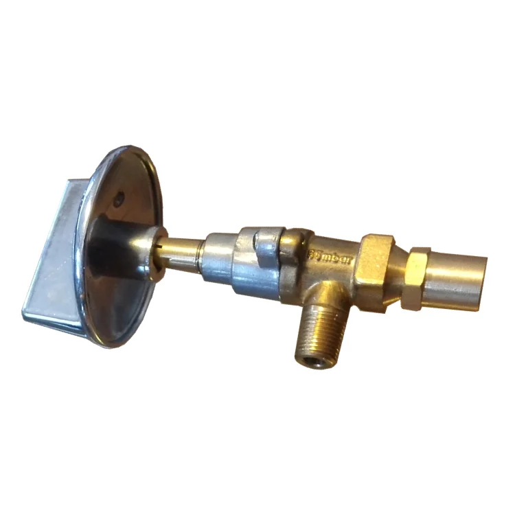 Brass gas safty valve with nozzle for BBQ grill