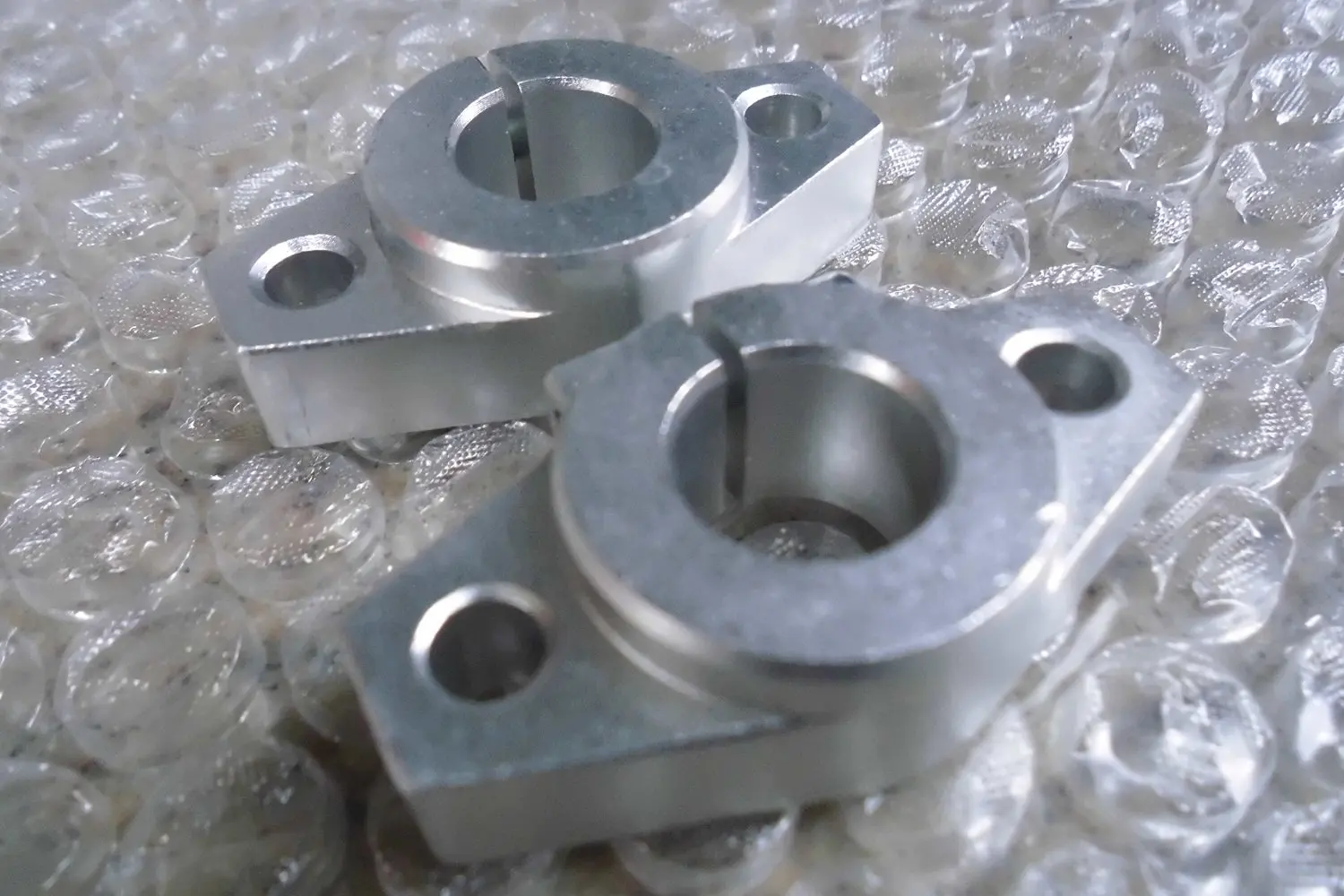 2x CNC linear motion Cylinder shaft rail 25mm rod SHF25 Router Support Bearing