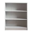 Multiple function particle board wall wide wood 3 layer bookcase