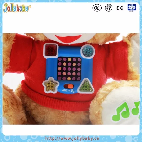 Good quaity wholesale musical stuffed plush teddy bear toys