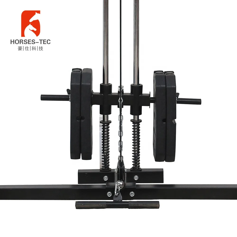 Free standing hammer strength chin-up station power rack with j hooks