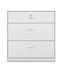 modern design simple powder steel cabinet with 3 drawer for office furniture made in China