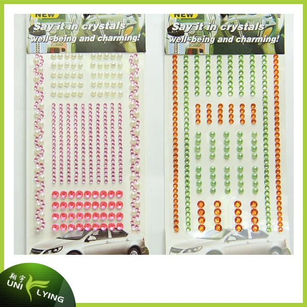 Assorted Colours Rhinestone Gem Face Body Jewel Tattoo Self Adhesive