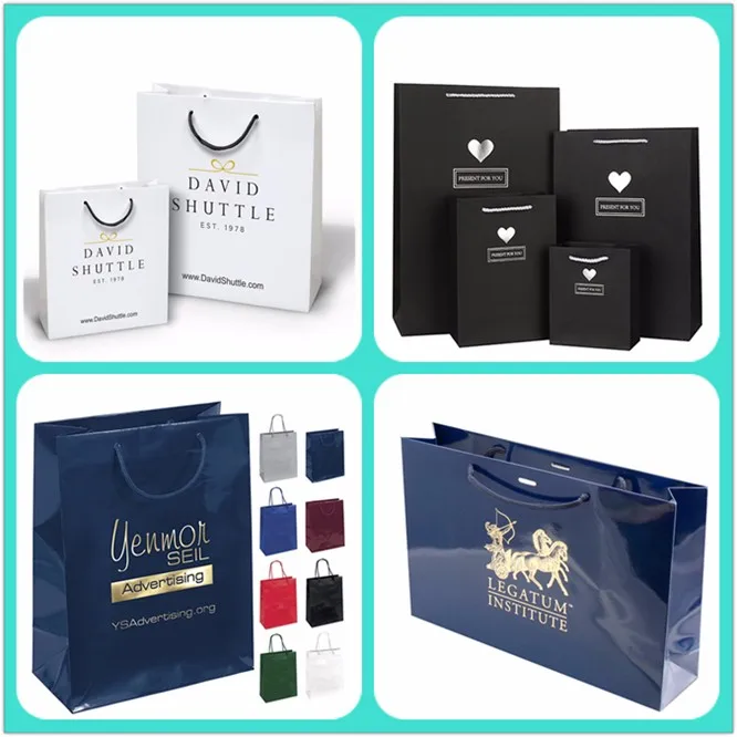 Cheap Small Custom Logo Printed Boutique Brown Kraft Paper Bag Hs Code