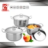 6pcs cookware set stainless steel cooking pot
