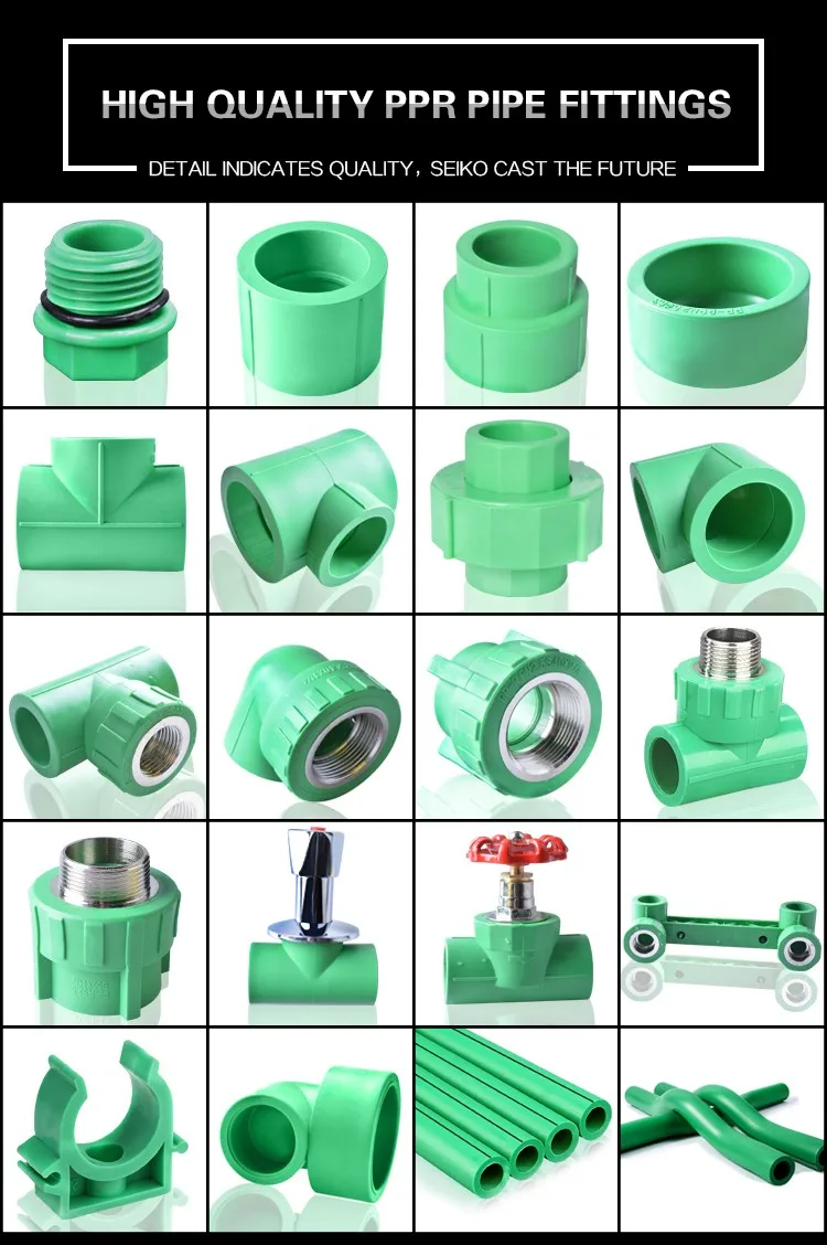 China suppliers Full size PPR fittings PPR Union combination pipe ...