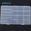 18 Detachable Compartments Clear Plastic Divided Storage Box