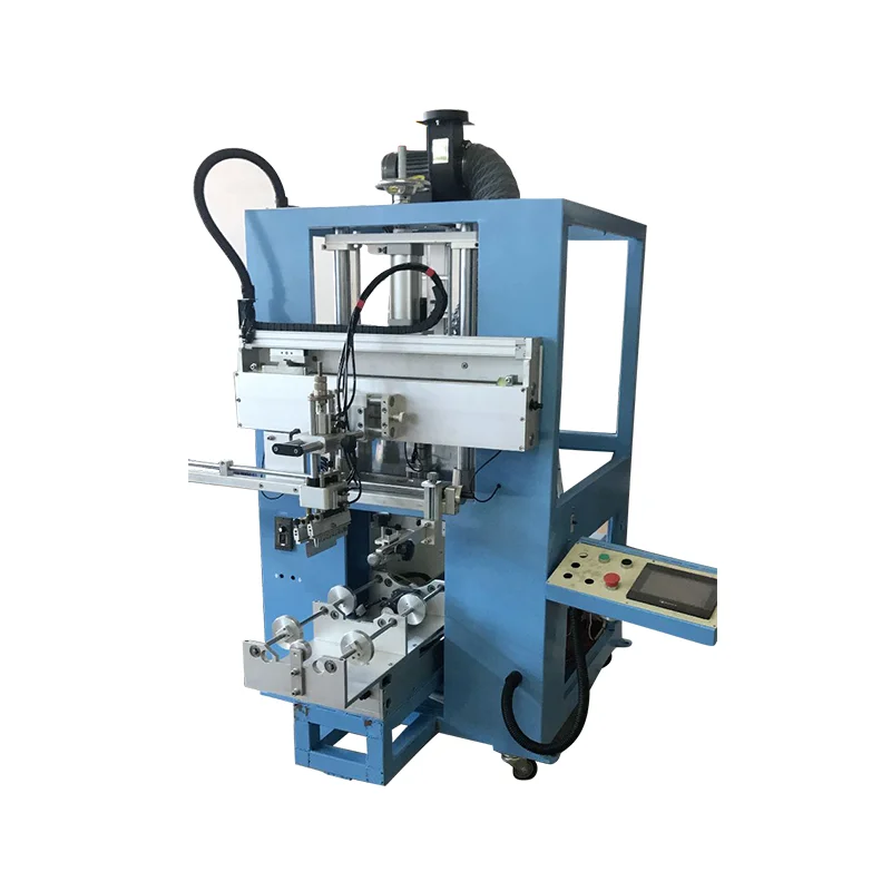 LC Brand CO2 Fire Extinguisher Serigraphy Printing Machine with UV Curing Machine and PLC Control System