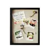 11x14" Deep Wood & Glass Shadowbox Picture Frame with Linen Board - Wall-Hanging & Free-Standing