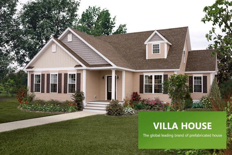 Cheapest Fast Luxury Multifunctional Prefab Villa House Construction Steel Frame House Prefabricated Villa Luxury