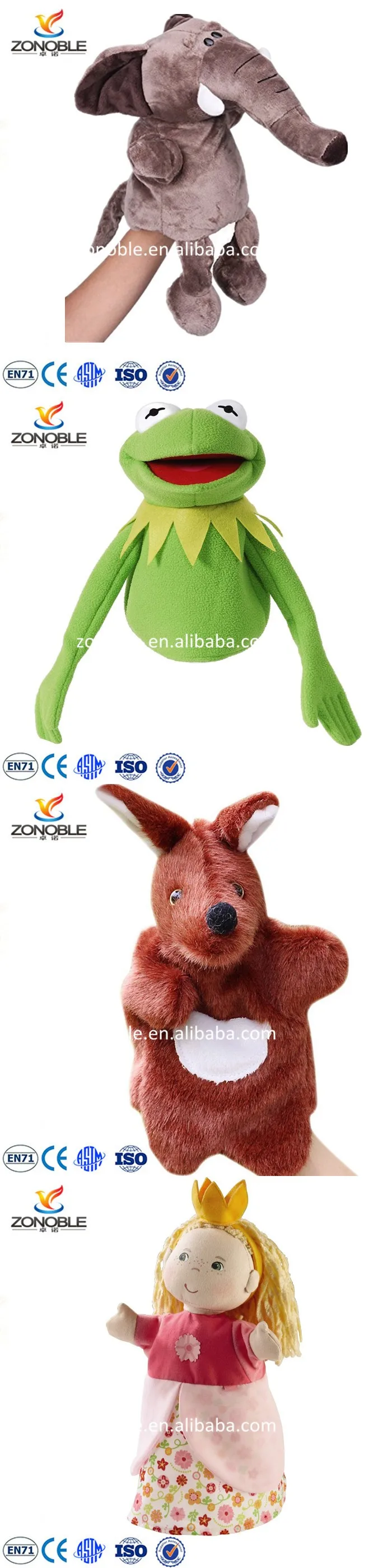 Lovely Design Stuffed Kids Puppet Theater Toys Cute Soft Cheap Plush