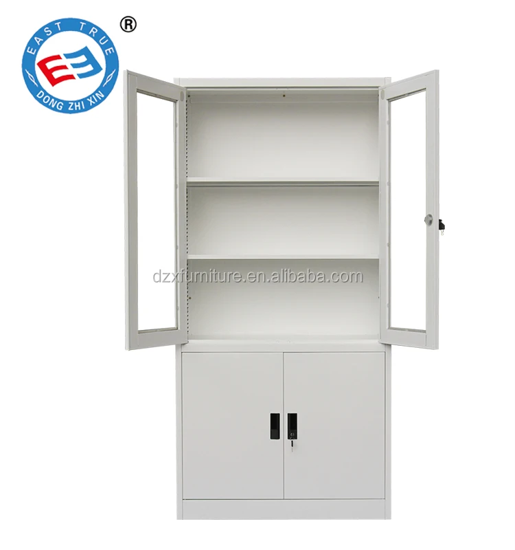 Modern Big Lots Office Furniture File Steel Glass Door Filing Metal Storage
