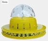 Rotating Magic Ball Stage Light Lamp, RGB Multi-Color Changing LED Disco Light, 2-In-1 for Dance, DJ, Disco, KTV, Ballroom