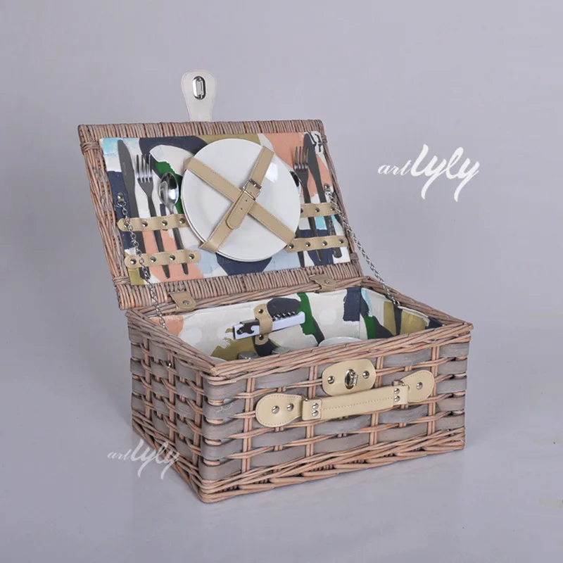 Wholesale Cheap Wicker Basket Gift Wicker Picnic Basket Set Buy
