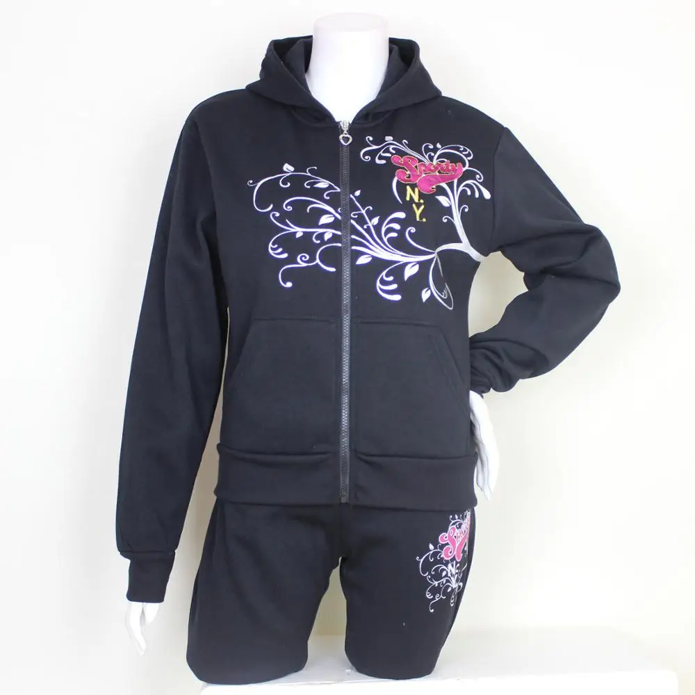 ladies fleece jogging suits