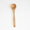 Disposable spoon with bamboo handle Bread spoon Honey spoon Clean the portable