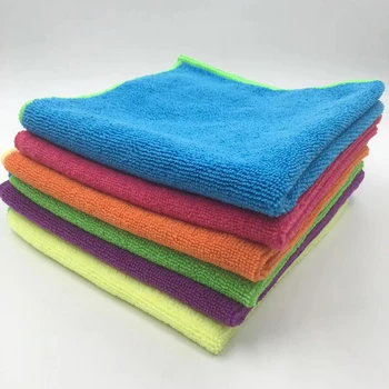 Housewares Microfibre Cloths Of Pack Of 10 In 40 X 40cm - Pink,Blue ...