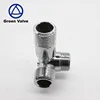 Gutentop Hot sale internal and external silk 4 way water tube connector, threaded cross pipe fittings