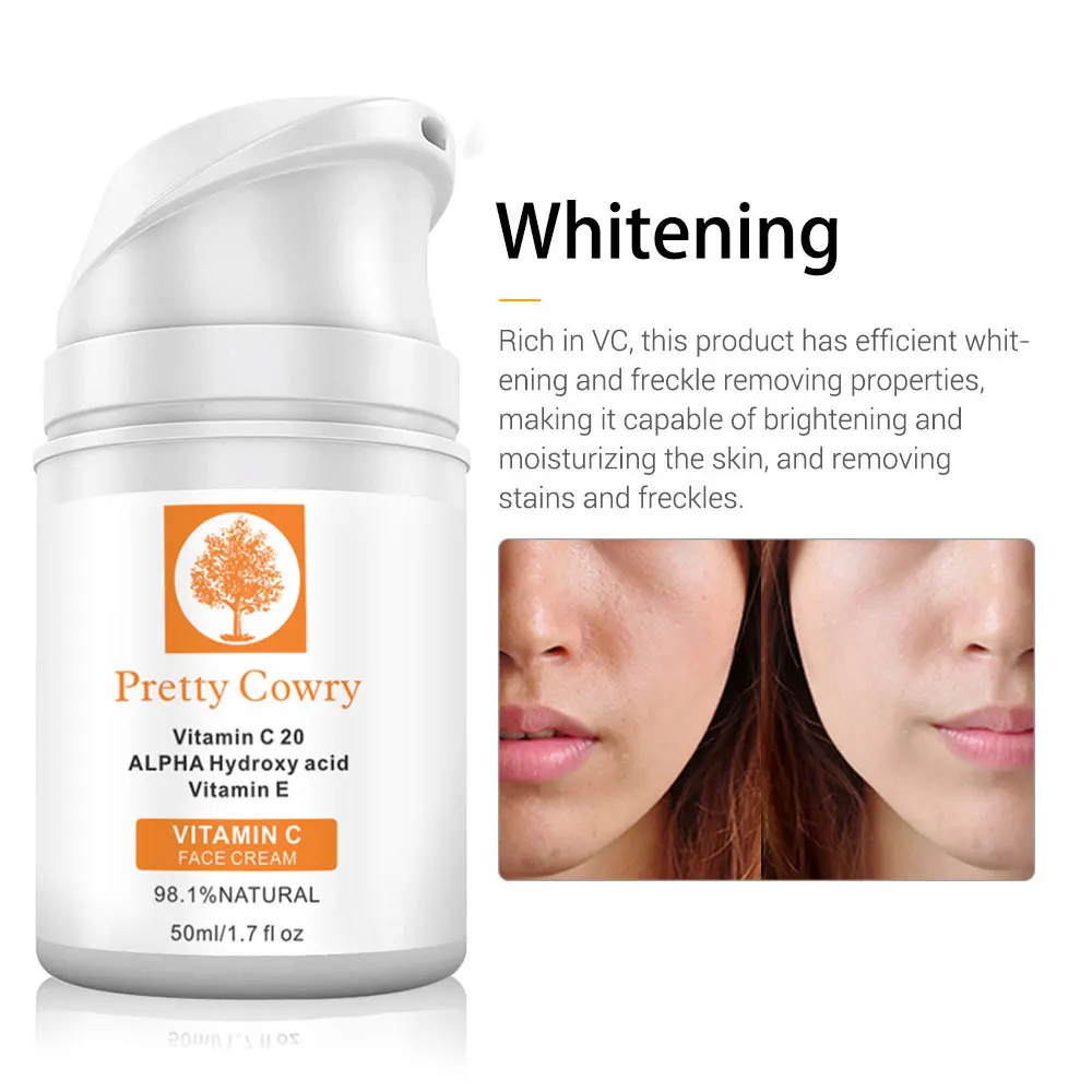 Pretty Cowry Skin Care Nourishing Whitening Alpha Hydroxy Acids Vitamin