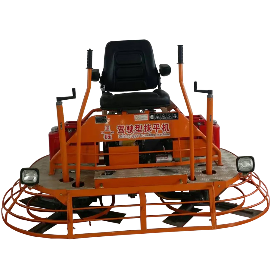 GX690 gasoline ride on concrete power trowel machine for sale with 8 blades