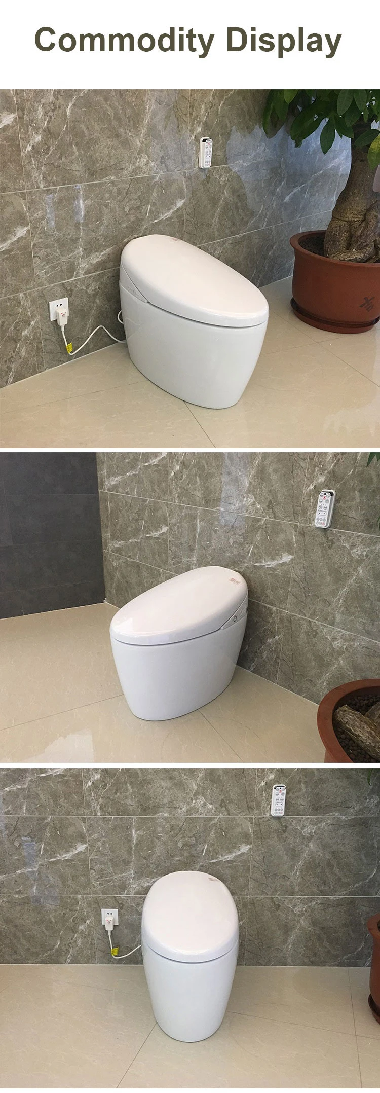 new design Modern ceramic bathroom intelligent wc Automatic smart toilet