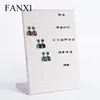 FANXI Wholesale Cardboard Linen Jewelry Stand Shelf Rack Hanging Earring Display Holder